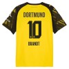 Camiseta de fútbol Borussia Dortmund Brandt 10 Primera Equipación 2025-26 - Hombre